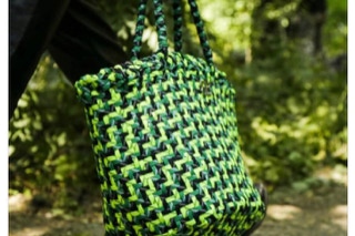 bag intrecciata a mano