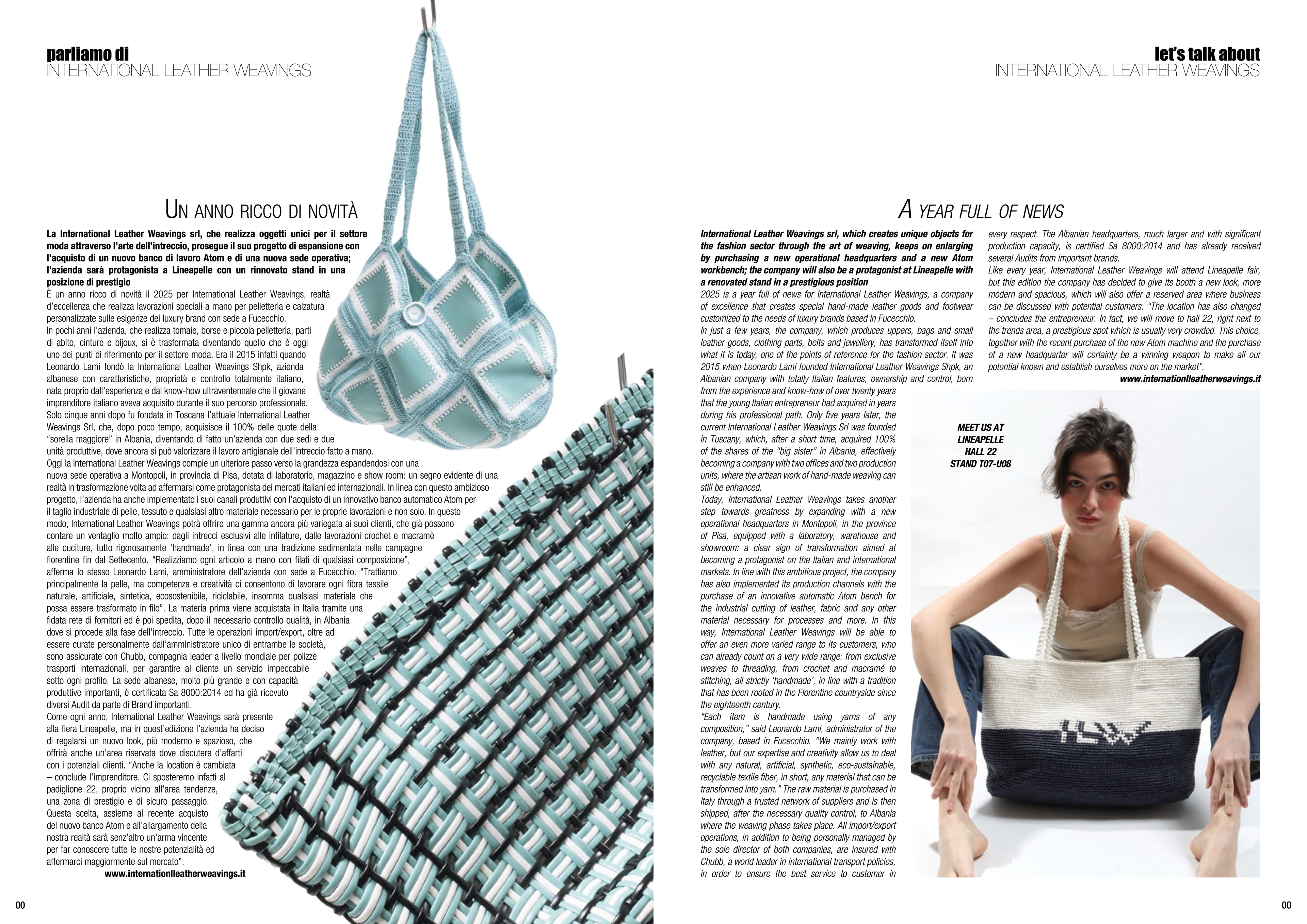 Parliamo di International Leather Weavings
